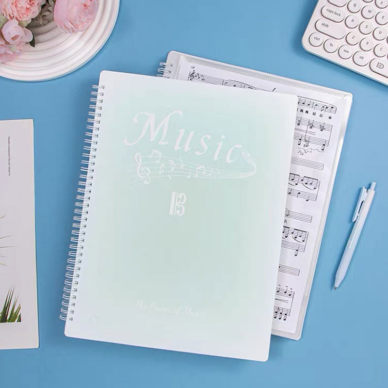 

1PC sheet music folder loose-leaf storage book A4 storage folder choir special sheet music folder expandable music book