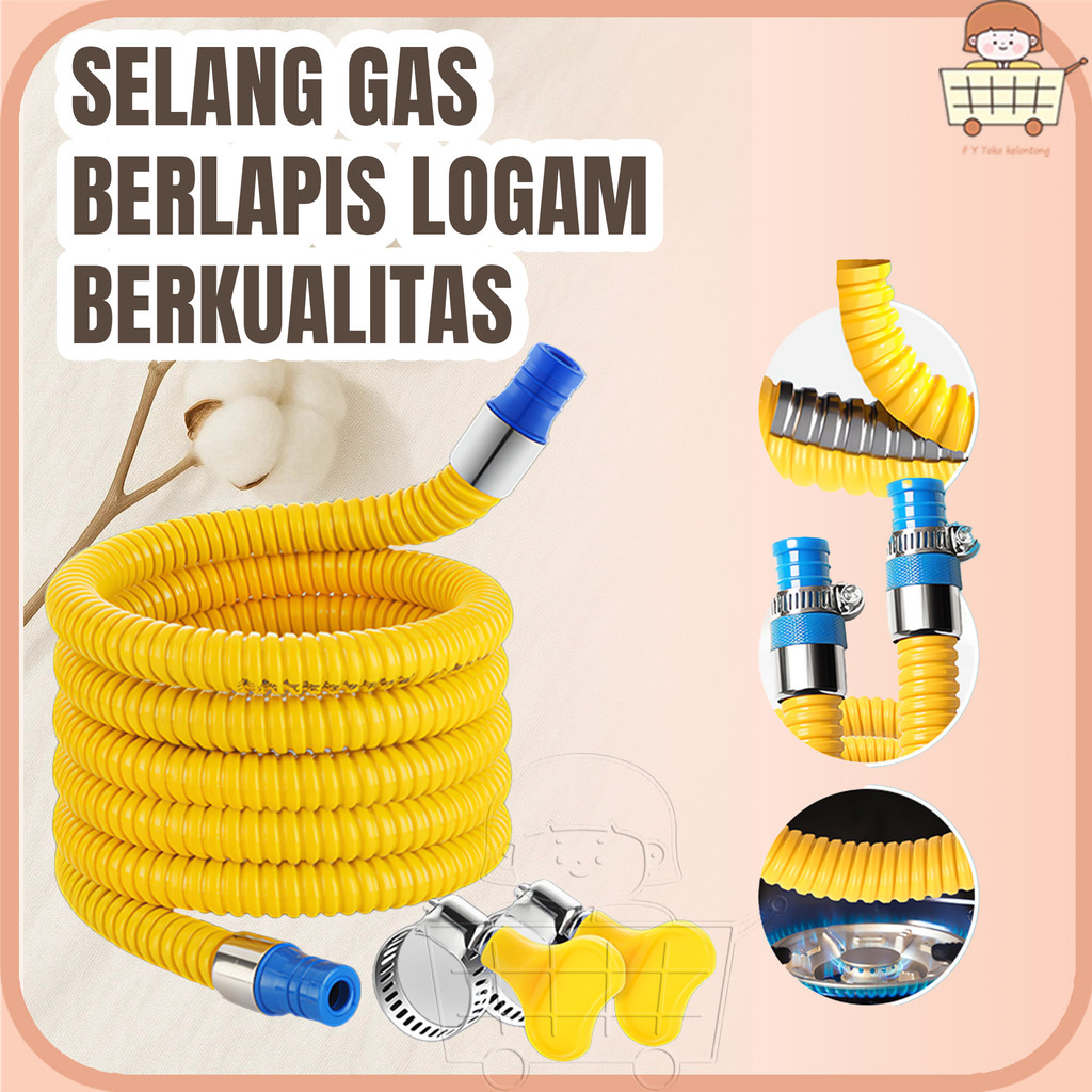 Pipa gas antiledakan rumah tangga pipa gas alam gas cair pipa gas pemanas air kompor gas pipa penghu