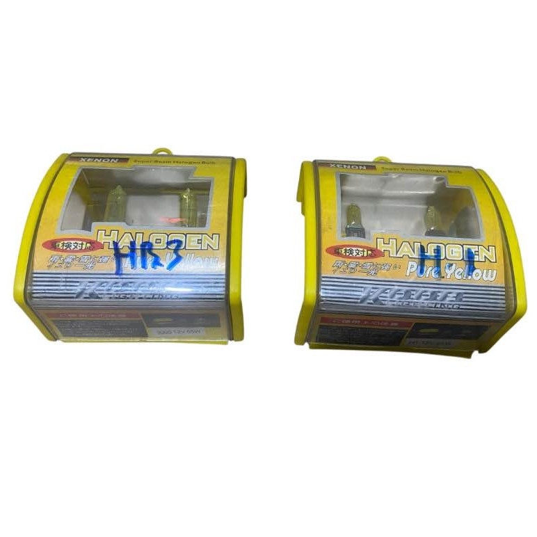 Bohlamp Xenon Halogen Pure Yellow H1 HB3 dan H11 60/55 Watt 12 V Volt  Kuning