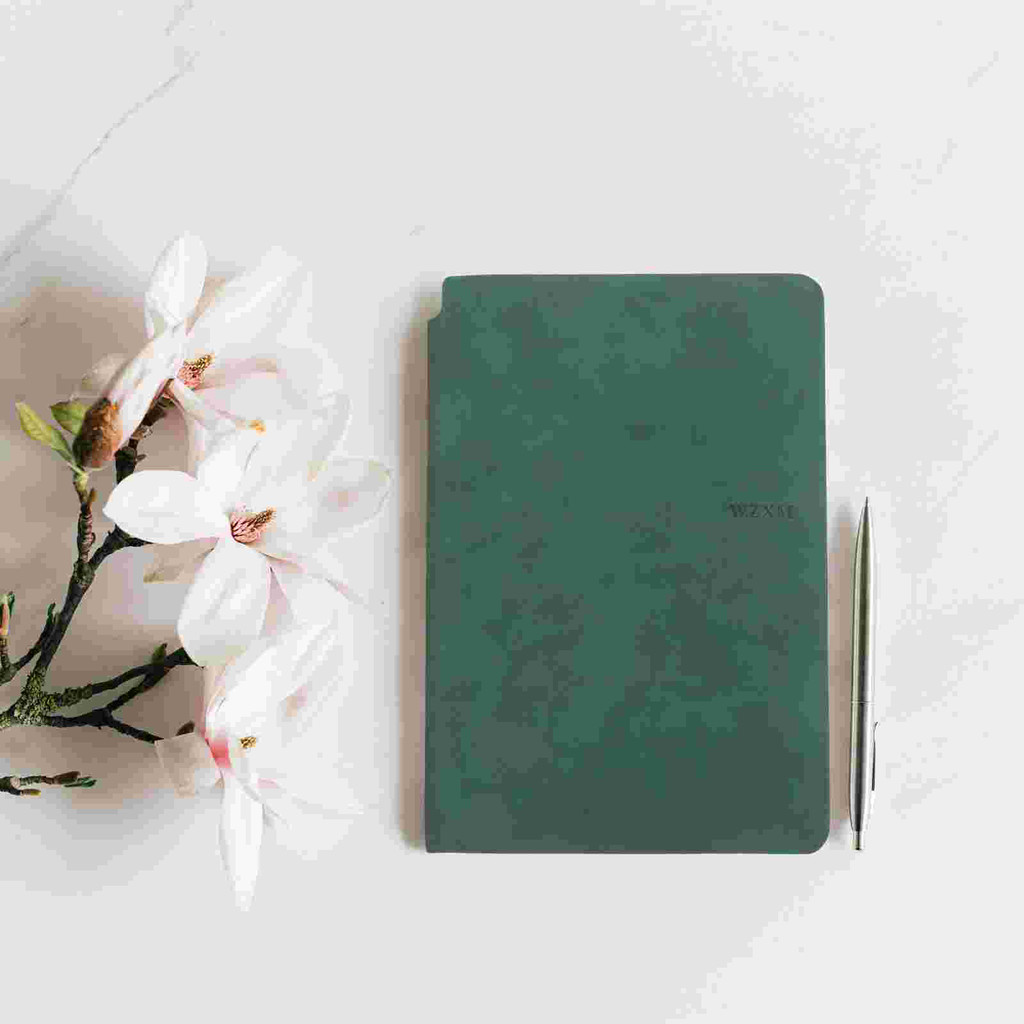 

Minimalist Portable Whiteboard Notepad Dry Erase Small Dark Green Pu Book Notebook