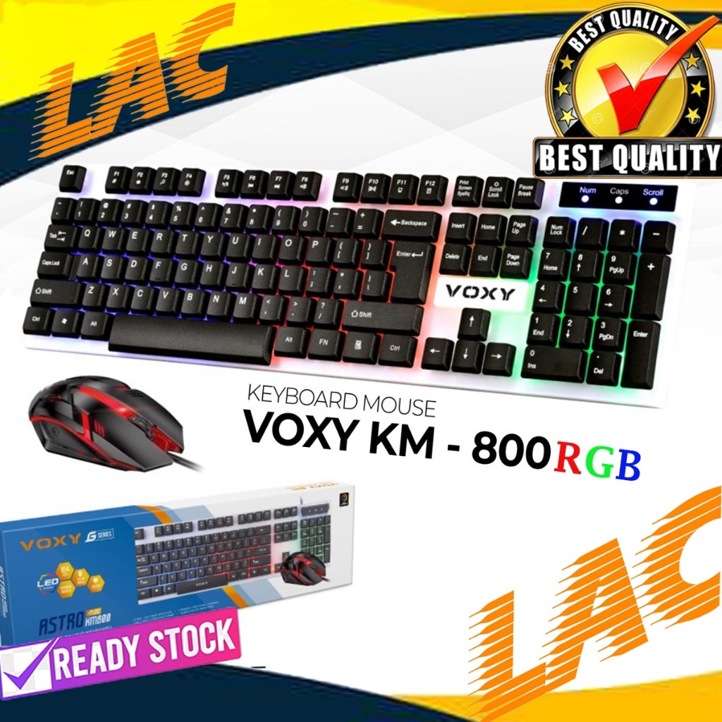 keyboard mouse gaming RGB / keyboard mouse RGB terlaris