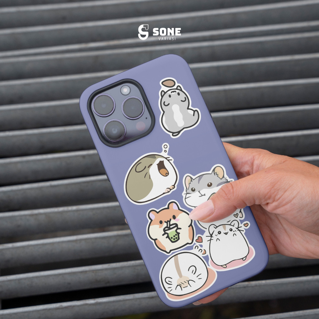 

Sticker Pack CUTE HAMSTER / Stiker Animasi Paper Vinyl Deco Buku Jurnal Tumbler Laptop Aesthetic