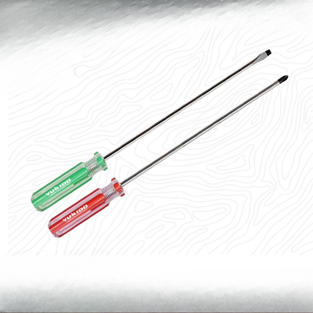 YUKIDO Obeng Setting Stel Karburator Motor Panjang 30 cm - Tools Profesional