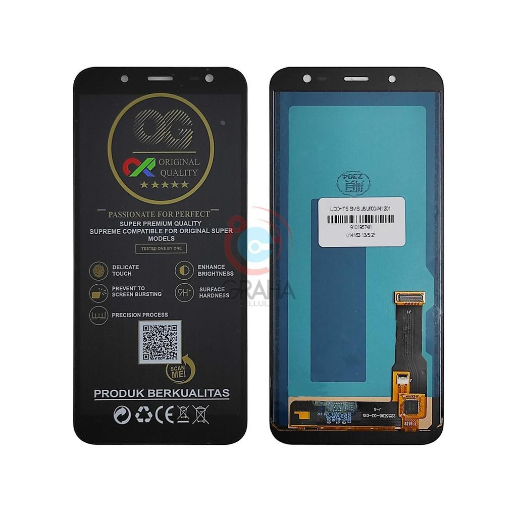 LCD FULLSET SAMSUNG J6 | J600 | A6 2018 | A600 OG ORI SUPER ori