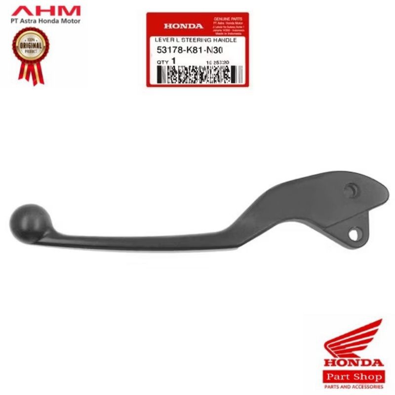 53178-K81-N30 Handle Rem Kiri Beat Street Scoopy Donat Vario 125 150 New 2018-2021 Ori