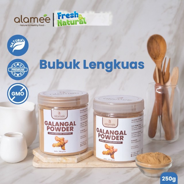 

ALAMEE Lengkuas Bubuk Asli Galangal Seasoning Powder Murni Asli Bumbu Masak Organik Masakan Instan fresh and natural