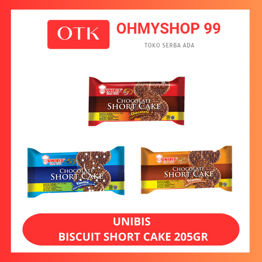 

UNIBIS Biskuit Short Cake 205gr