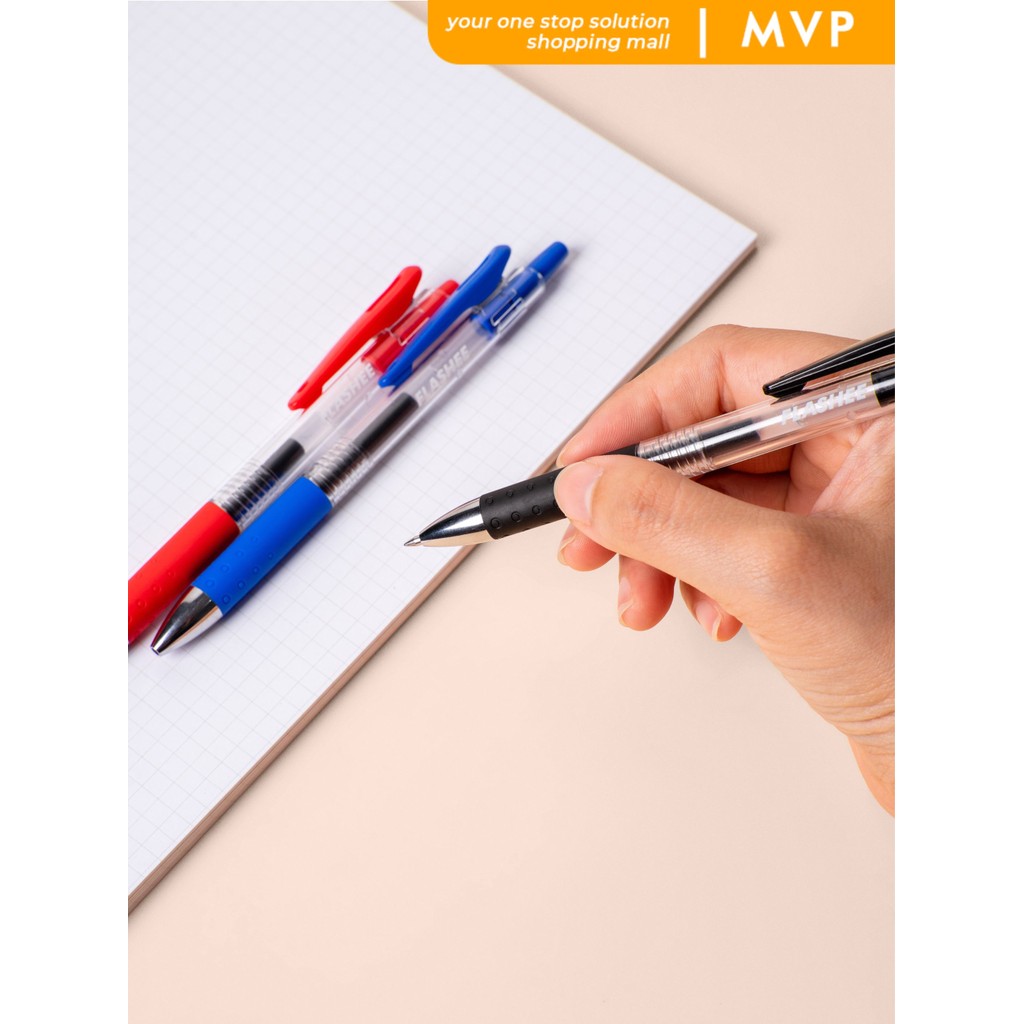 

MPV Pena Gel 0.5 mm Gel Pen Transparan Pulpen Warna Warni Tinta Lembut Pulpen Lucu