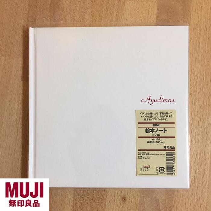 

【M-MT】BIG SALE!!! MUJI Drawing Book - buku gambar / sketsa - MEDIUM