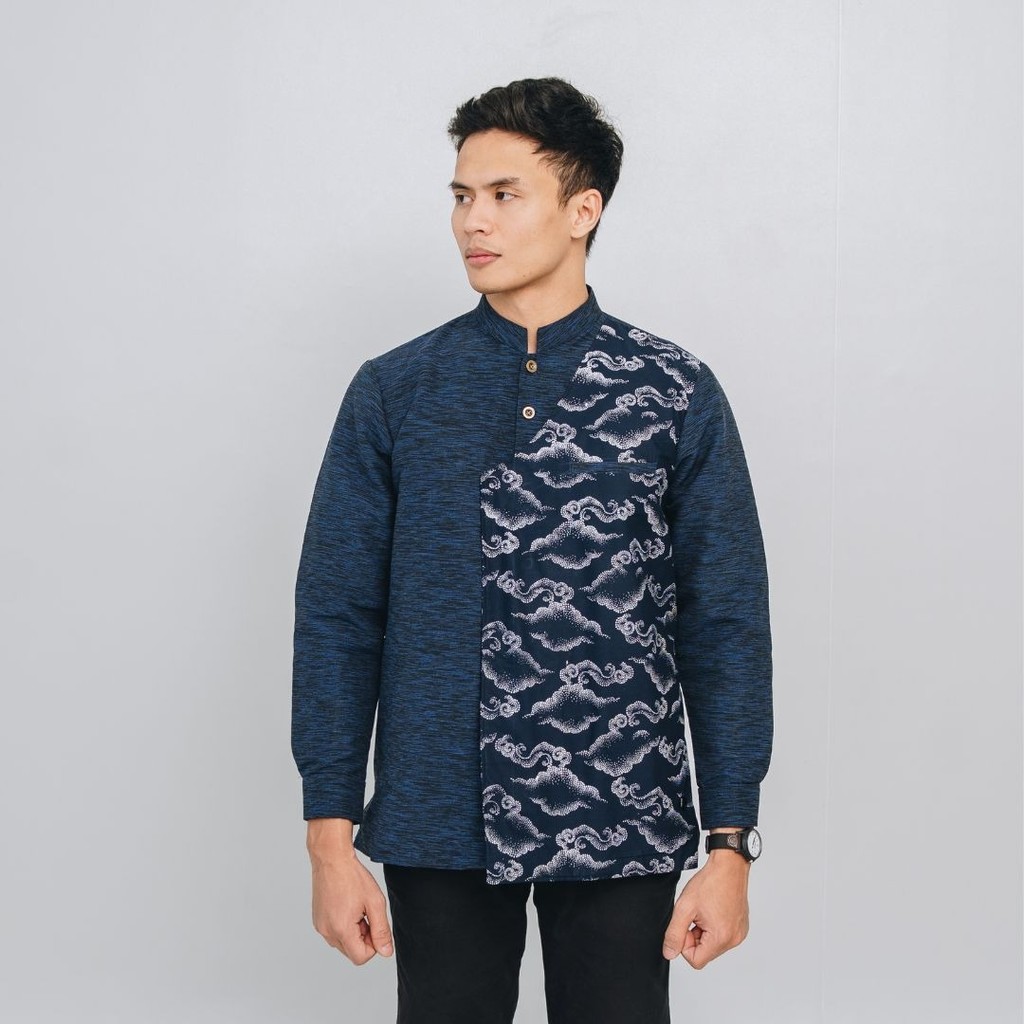 NEU MEN Suit Pria Megantara Suit  Pria  Pria Bahan Katun Lurik Batik Premium
