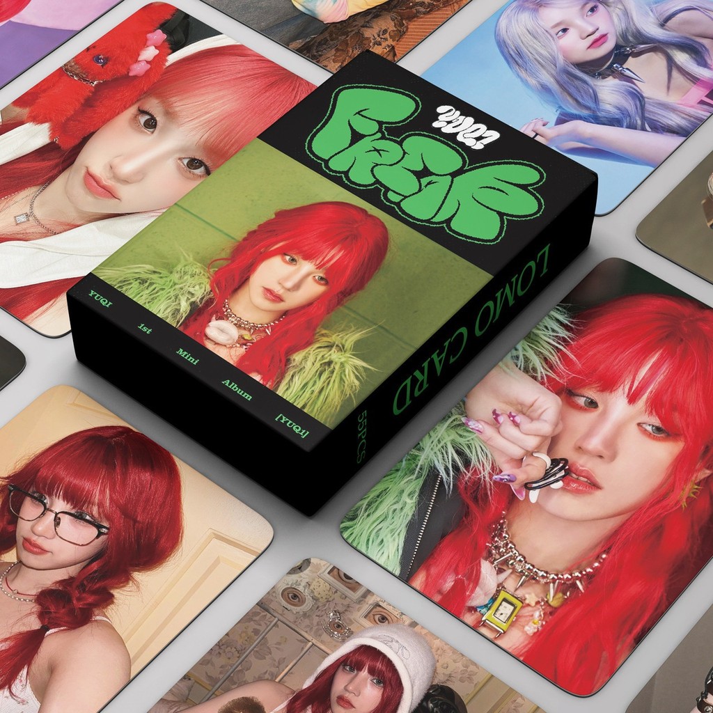 

55 SOLO Albums of GIDLE's Song YUQI Yuqi Cards, Freak Cards Collectible Cards Photo Cards Collectible Cards High-end Gifts
