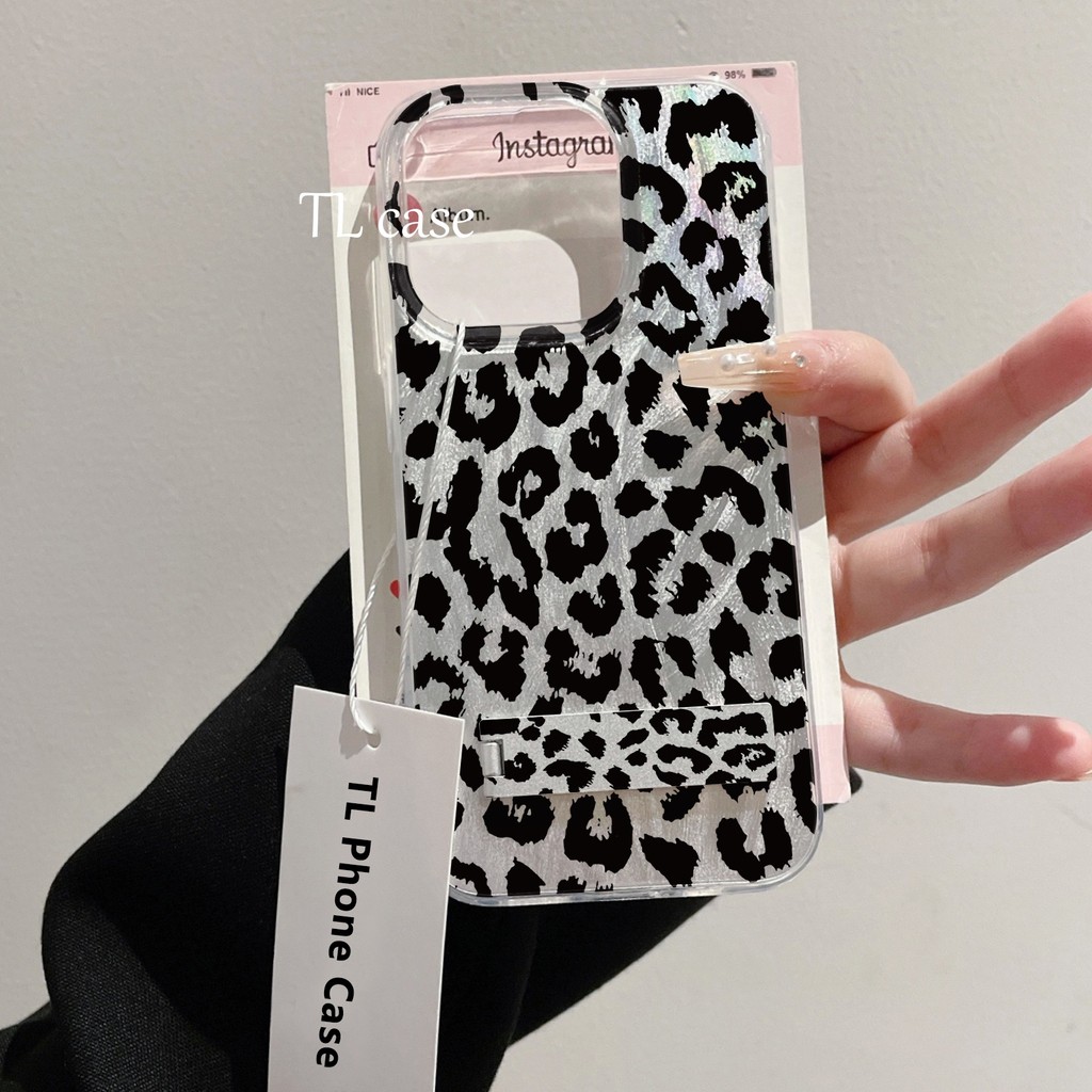 case OPPOrealme Motif macan tutul hitam Casing ponsel cocok untuk OPPOrealme 5/realme5S REALME8PRO R