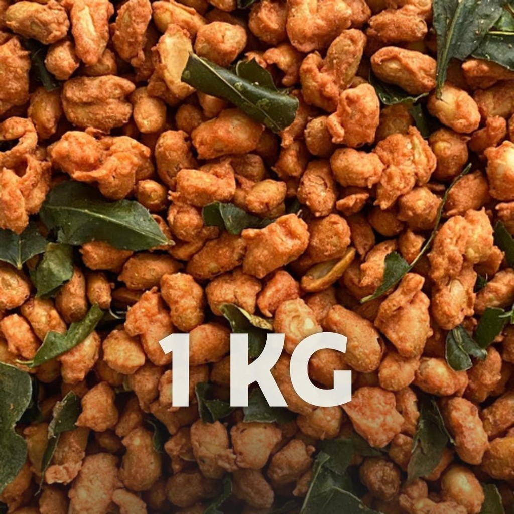 

[ 1KG/500GR/250GR ] Kacang Thailand Premium / Kacang Bangkok Gurih Daun Jeruk / Food Cemilan Toples Makanan