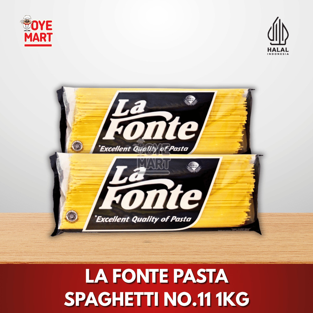 

LA FONTE PASTA SPAGHETTI -11 1KG / HARGA PROMO