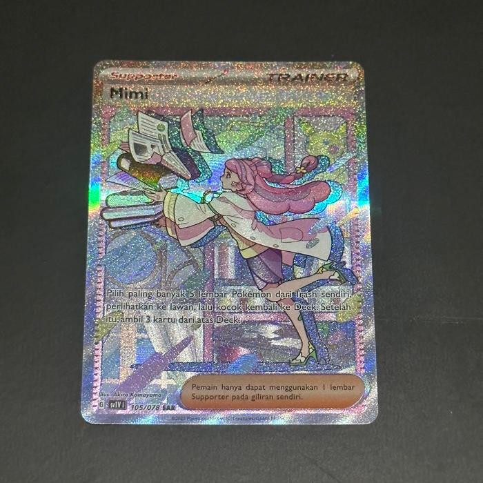 Pokemon Indonesia Mimi SV1V 105/078 SAR AA Alternate Art
