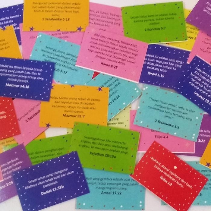 100 Kartu Ayat Alkitab Kecil