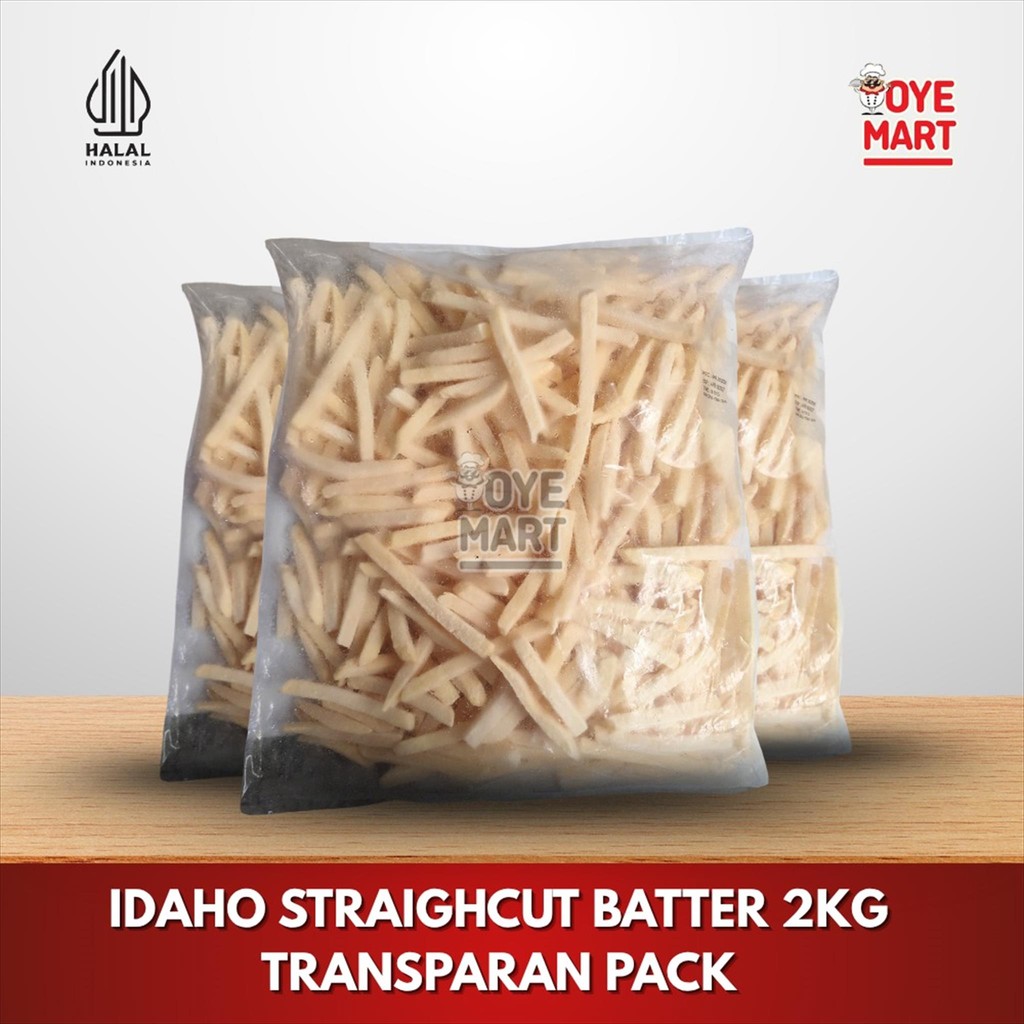

IDAHO STRAIGHT CUT COATED 2KG TRANSPARAN PACK / KENTANG BATTER COATED
