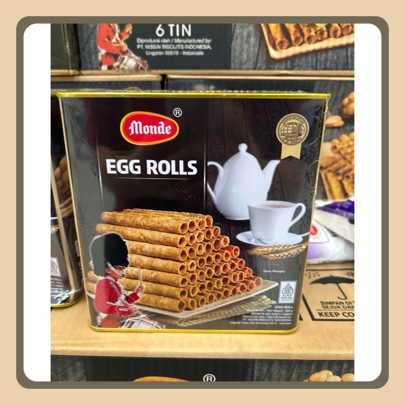 

monde egg rolls 600gr kaleng serena
