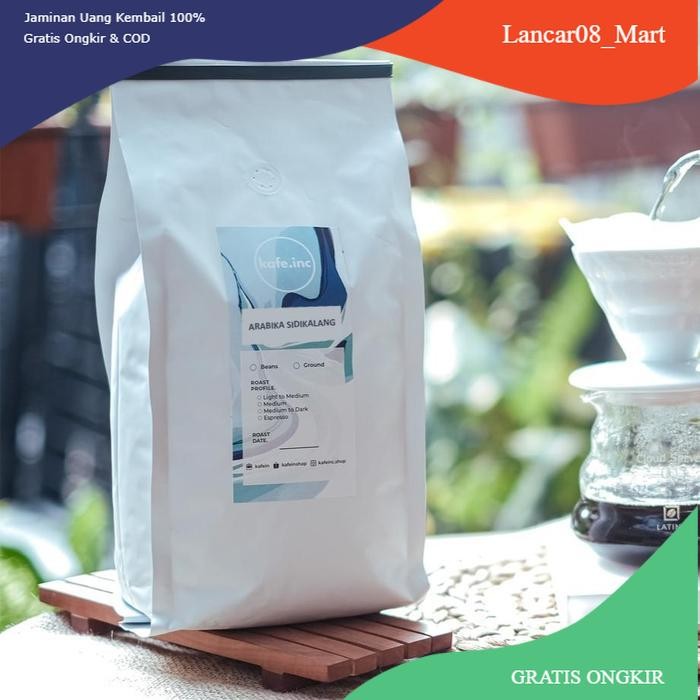 

【L-MART】SALE!!! Kopi Arabika Sidikalang 500 gram Kafein Biji