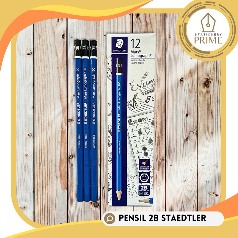 

Pensil Staedtler 2B Biru (Isi 12 Pcs)