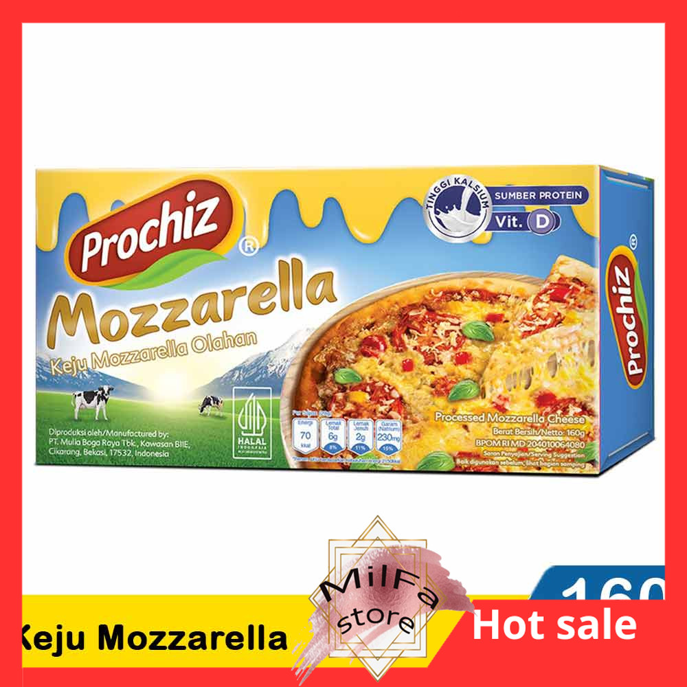 

MF1046 Prochiz Mozzarela 160 Gram / keju mozarella