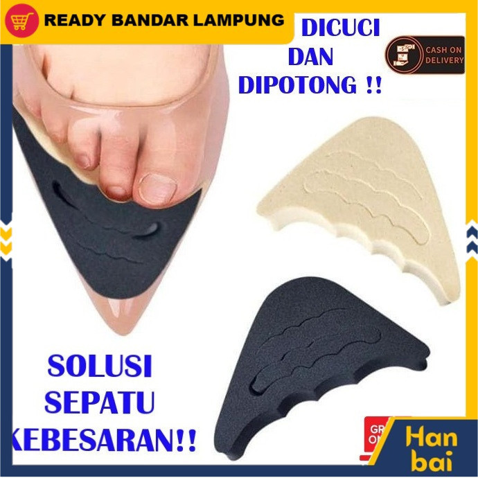 Pengganjal Ganjalan Kebesaran Depan Sepatu Wanita – 1 Pasang Ganjelan Sepatu Longgar - Solusi Sepatu