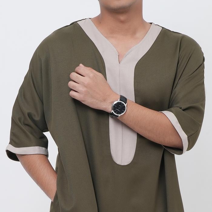 BUBU X TEUKU RYAN THOBE V-NECK EDITION - Army, M