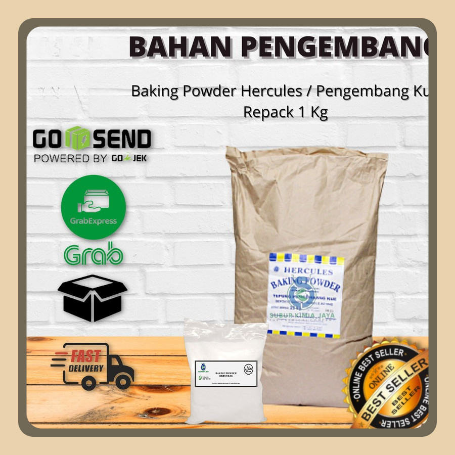 

Baking Powder Hercules Double Acting / Pengembang Kue 1 KG