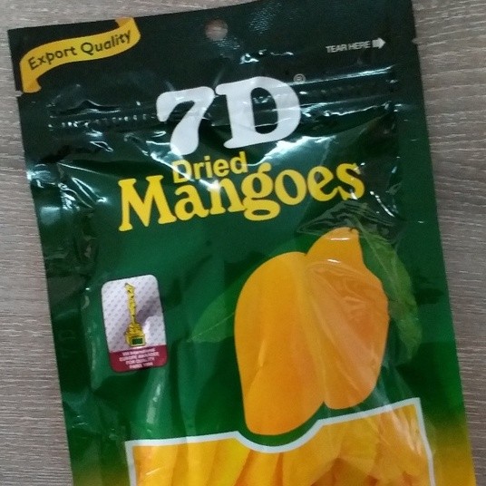 

7D Dried Mangoes Mangga - 200gms