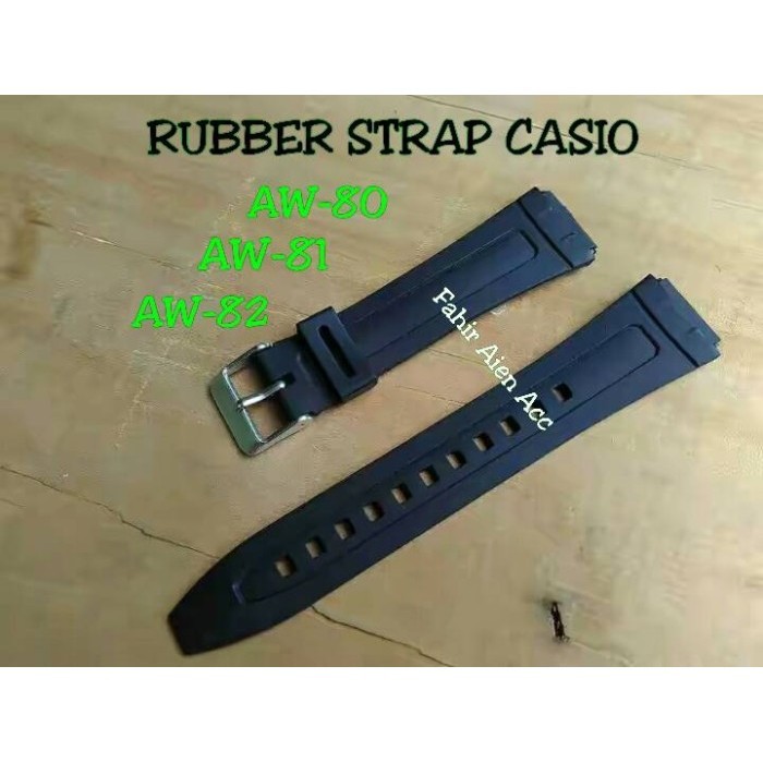 Tali Jam CASIO AW80 CASIO AW81 CASIO AW82 Rubber Strap CASIO