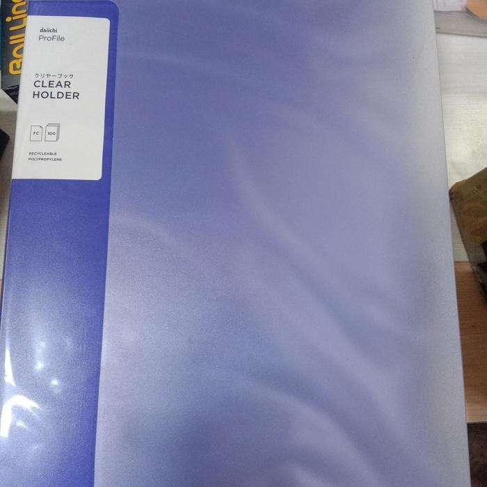 

Clear Holder F4 Daiichi 100 pocket / Dokument keeper F4 100 Daiichi - Biru