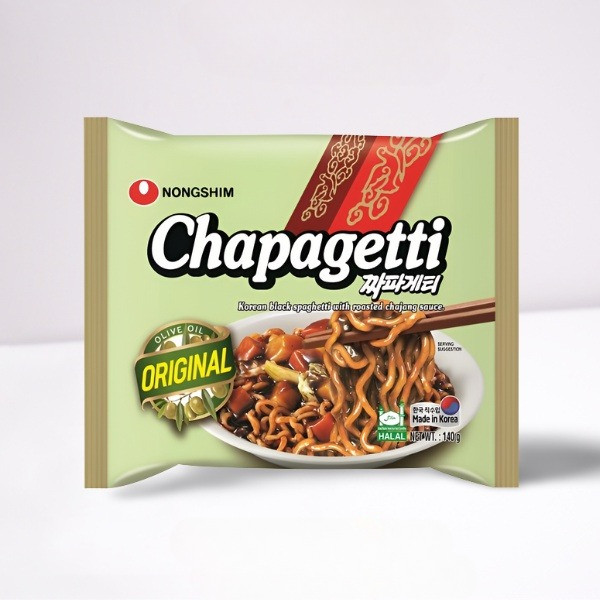 

Nongshim Chapageti Noodles 140g Mie Jjajangmyeon Korea