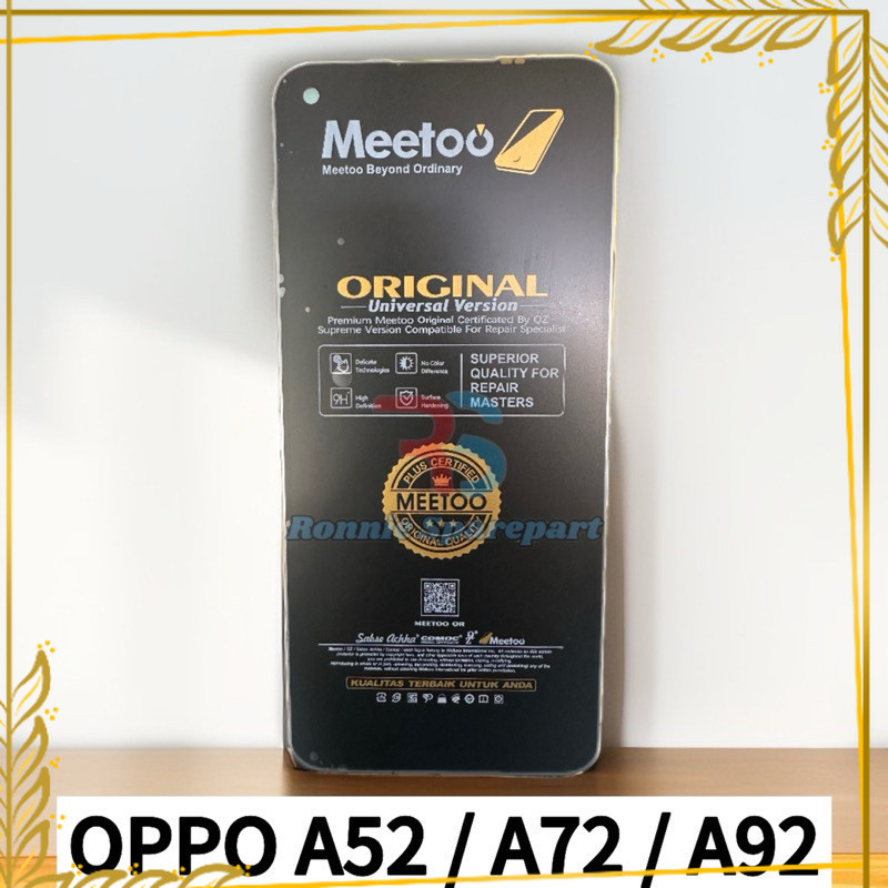 [ LCD TOUCHSCREEN OPPO A52 / OPPO A72 / OPPO A92 - MEETOO ORI COMPLETE ]