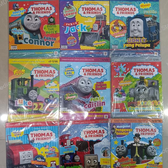 XCMH Thomas and Friends - Lembar Aktivitas Untuk TK (Erlangga For Kids)