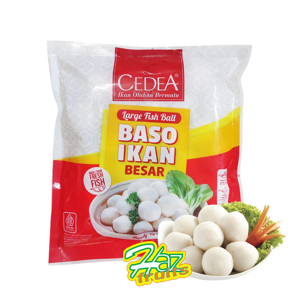 

Cedea Bakso Ikan Besar / Bakso Ikan Ukuran Besar 500 gram