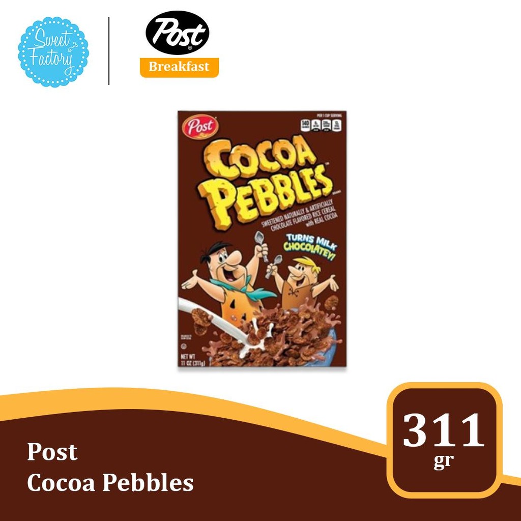 

Post Cocoa Pebbles - Sereal Rasa Cokelat 311 gr / 11 oz