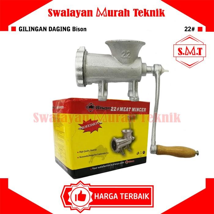 Gilingan Daging Manual 22" BISON Meat Mincer Grinder