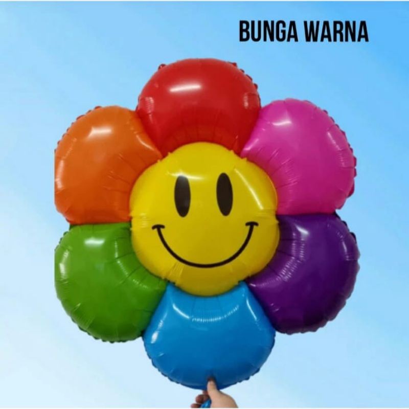 BALON JUMBO BUNGA MATAHARI Isi 50 pcs/ Ballon Gas Terbang