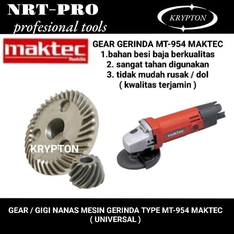 Gear gerinda type MT-954 maktec NRT-PRO ORIGINAL PARTRUSTY