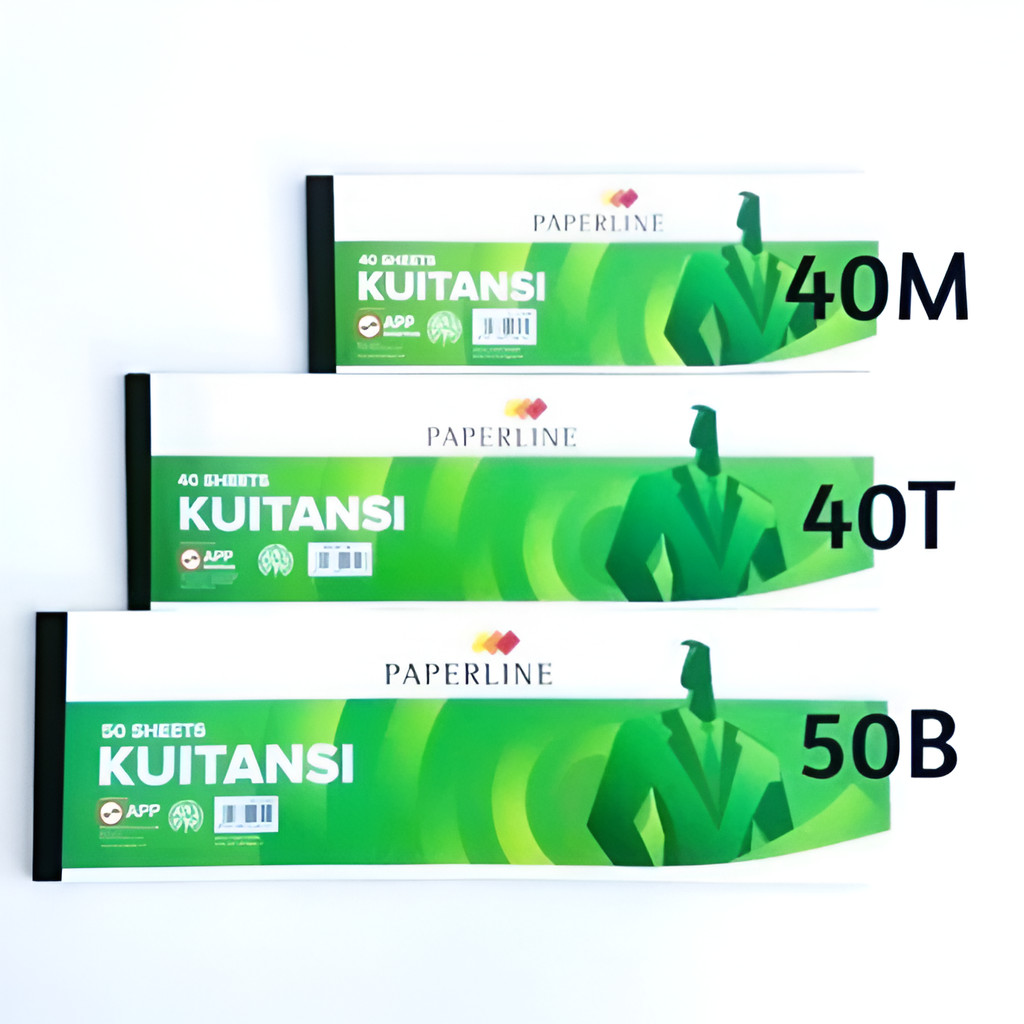 

Buku Kwitansi Kecil Sedang Besar PAPERLINE (Pcs) - Kuitansi Paperline kecil/sedang/besar