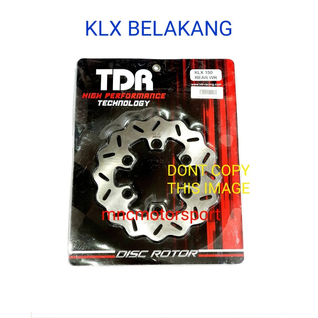 PIRINGAN CAKRAM BELAKANG RACING TDR KLX 150