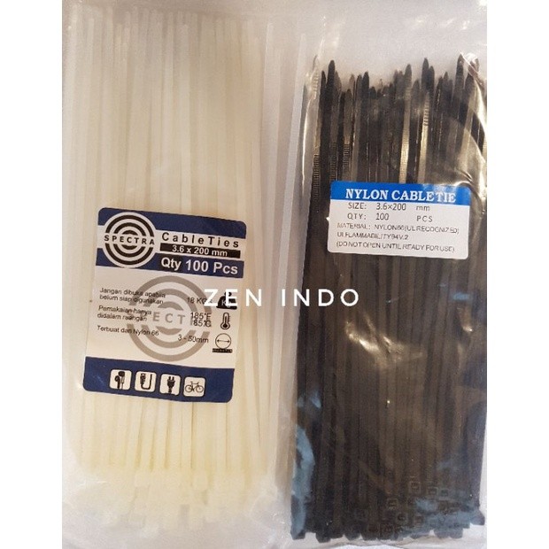 

Kabel Ties 20CM Qty 100pcs