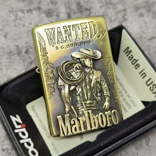 Zippo MB Cowboy Wanted Limited Edition Original