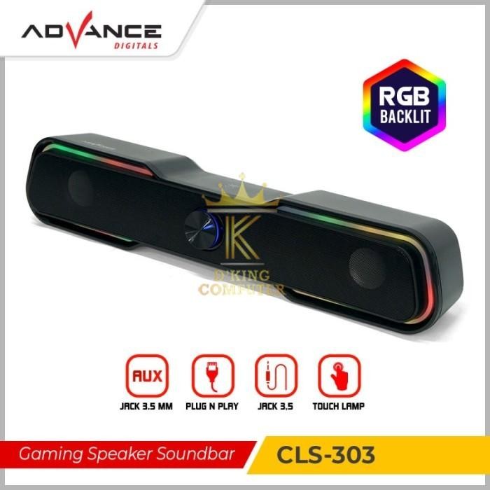 Speaker Gaming Advance CLS 303 Soundbar