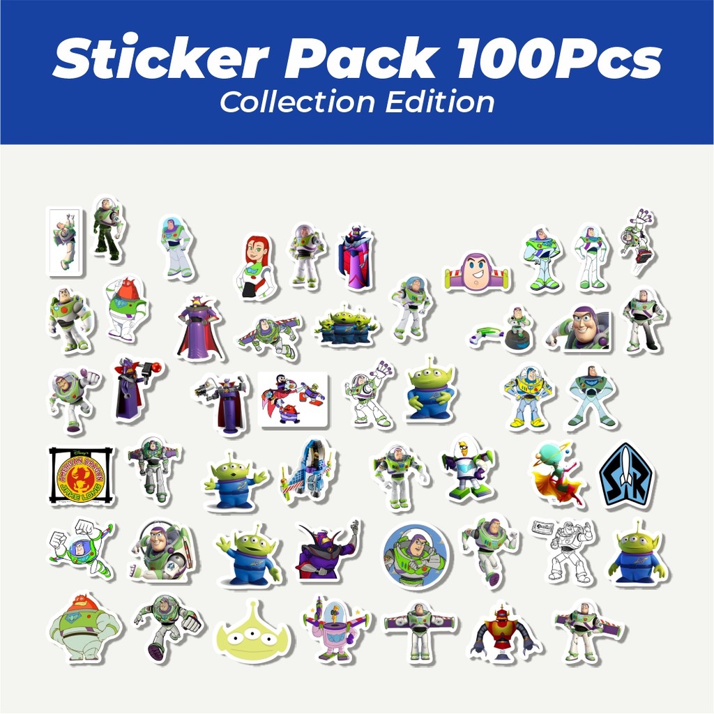 

Hot Sticker Kartun Buzz Lightyear of Star Command Sticker Lucu Anti Air Stikers Berperekat Waterproof Sticker Decal Buat Motor Helm Buku Journal Koper Casing HP Laptop Botol Minum