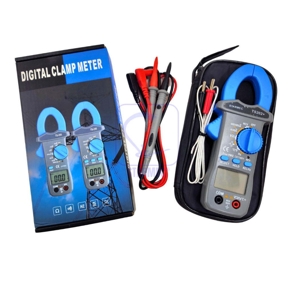 Tang Ampere Digital TS-202+ (True RMS) TS202+ / Clamp Meter Digital TS202+ terlaris