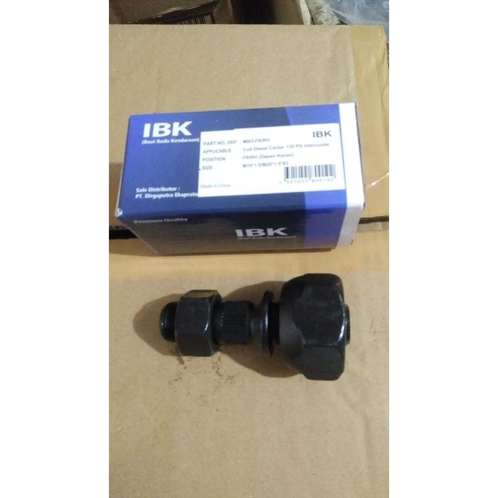 Baut Roda Hub Bolt Truk Depan Kanan Canter PS110 PS125 IBK