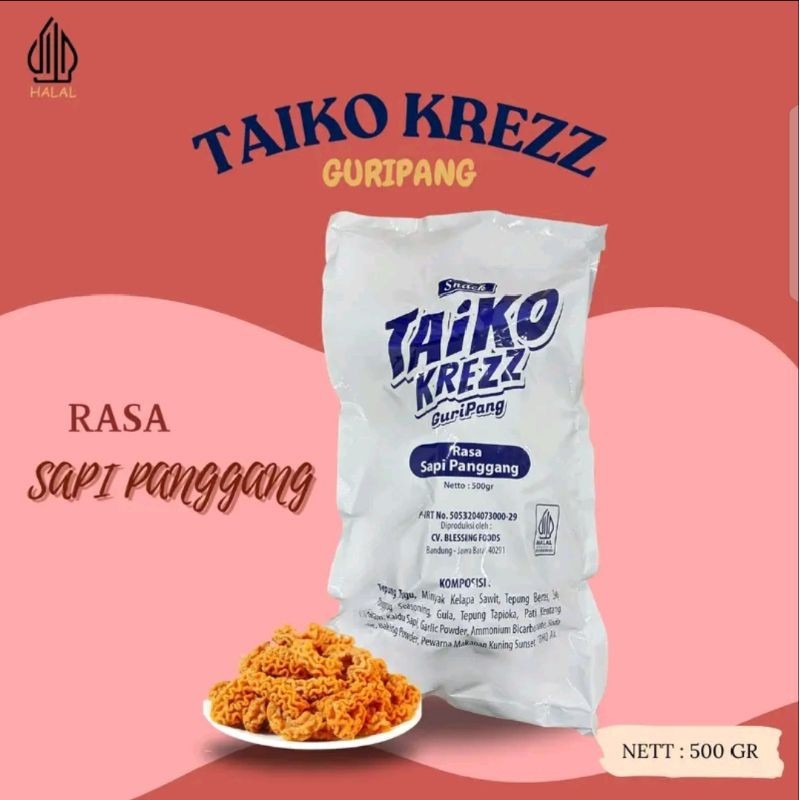 

viral.shop8 HALAL TAIKO KREZZ GURIPANG 500G KERIPIK GURITA OCTOPUS ROASTED SNACK CAMILAN SEHAT LEZAT DAN BAHAN BERKUALITAS."RASA SAPI PANGGANG"MAKANAN VIRAL!!! BERAT 500 GRAM TIDAK PO GAIS LANGSUNG KIRIM