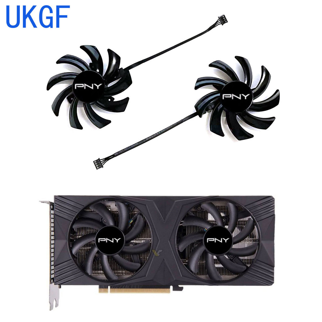 New FDC10H12S9-C 4PIN 85MM RTX4070 GPU Fan for PNY Geforce Rtx4060ti 4070 4070S Verto Dual Fan Graph