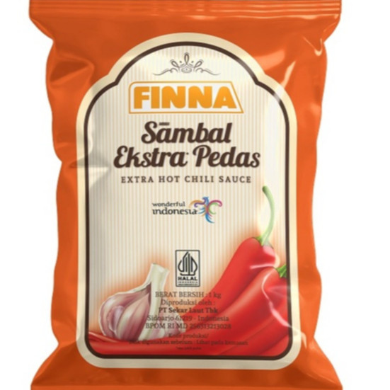 

finna sambal ekstra pedas 1 kg